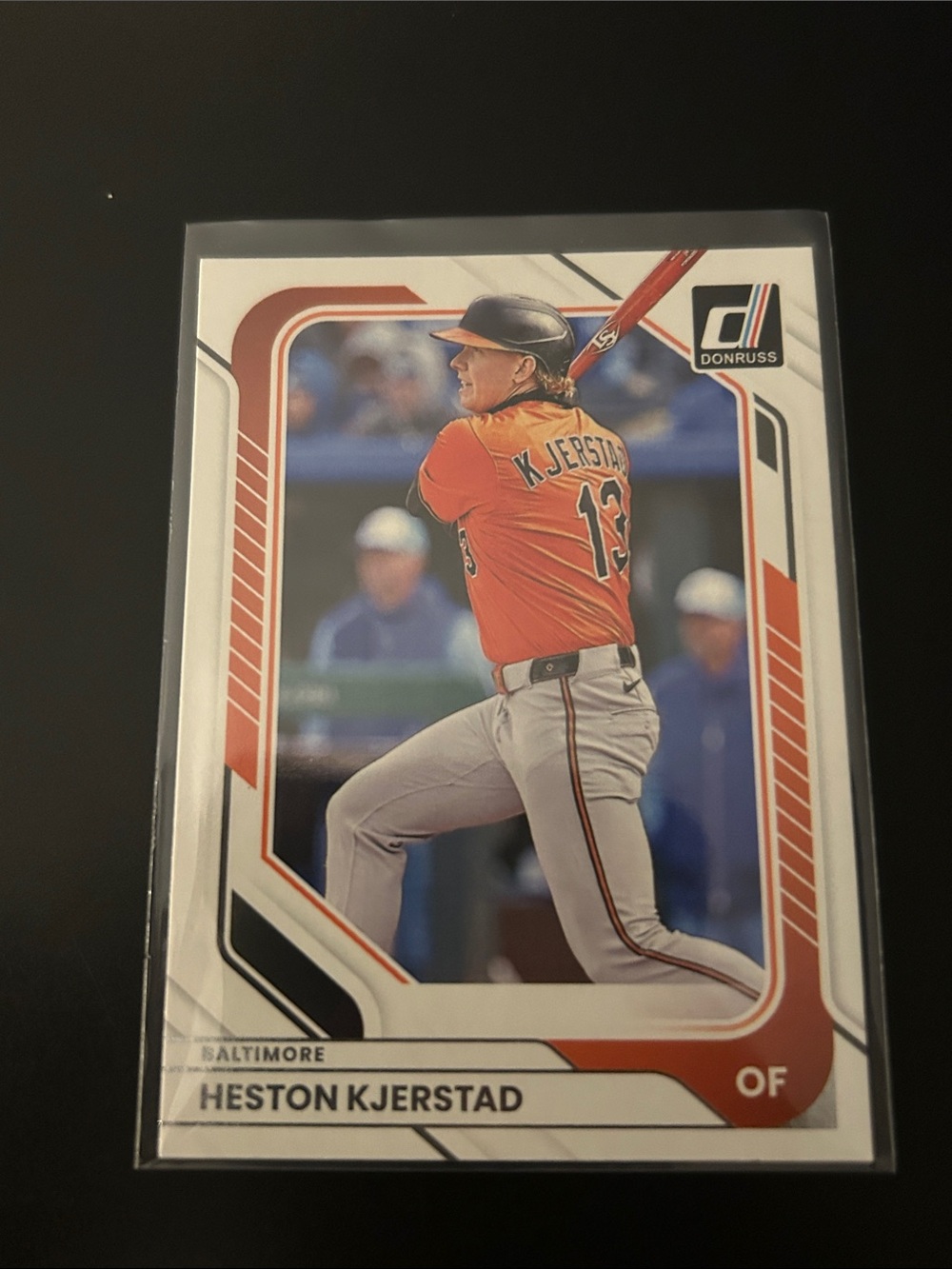 Donruss Heston Kjerstad Baseball Card - Orange, White